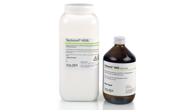 德國(guó)古莎Technovit? 4006/4006SE透明雙組份冷鑲嵌樹(shù)脂