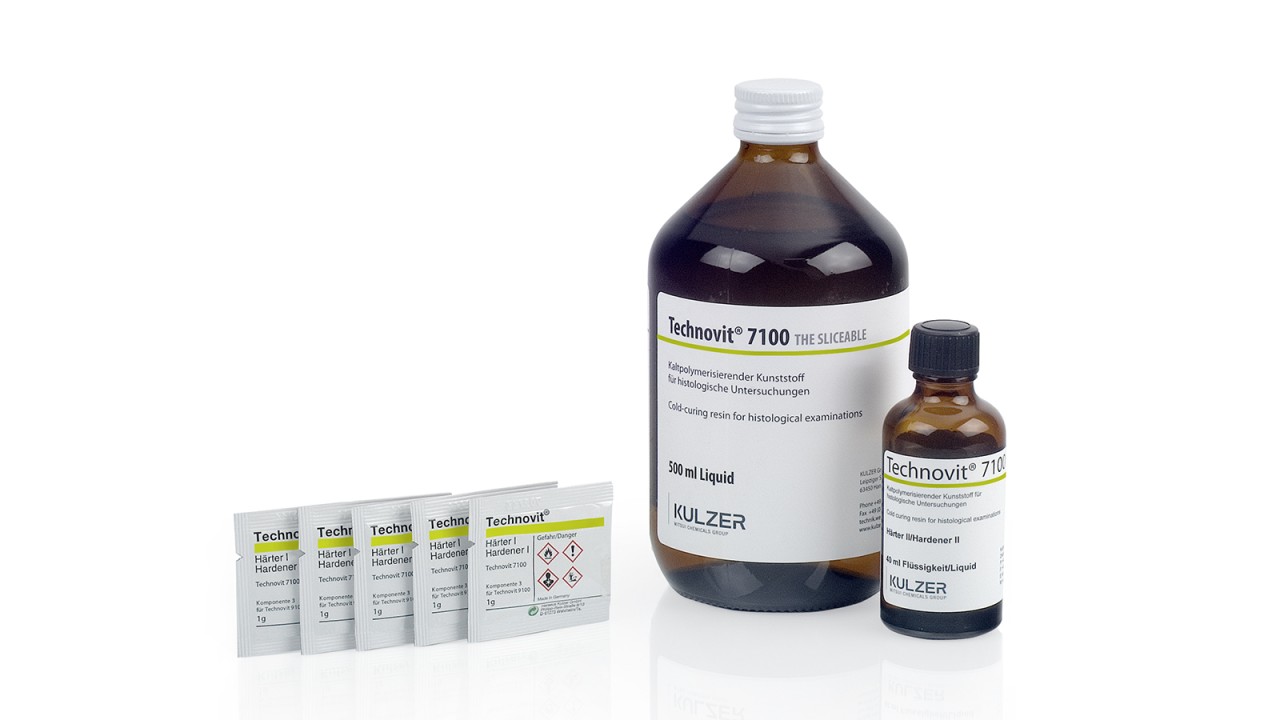 德國(guó)古莎Technovit? 7100/8100/9100微切片冷鑲嵌樹(shù)脂